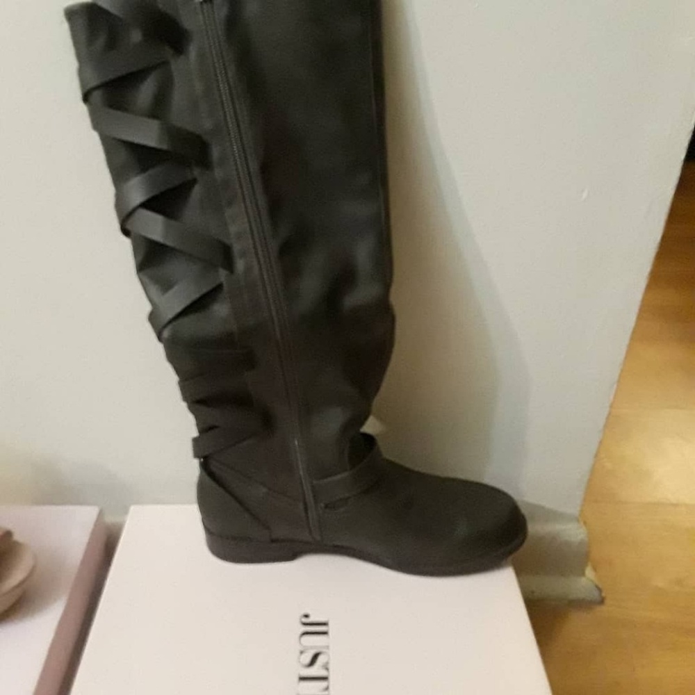 Hunter green boots